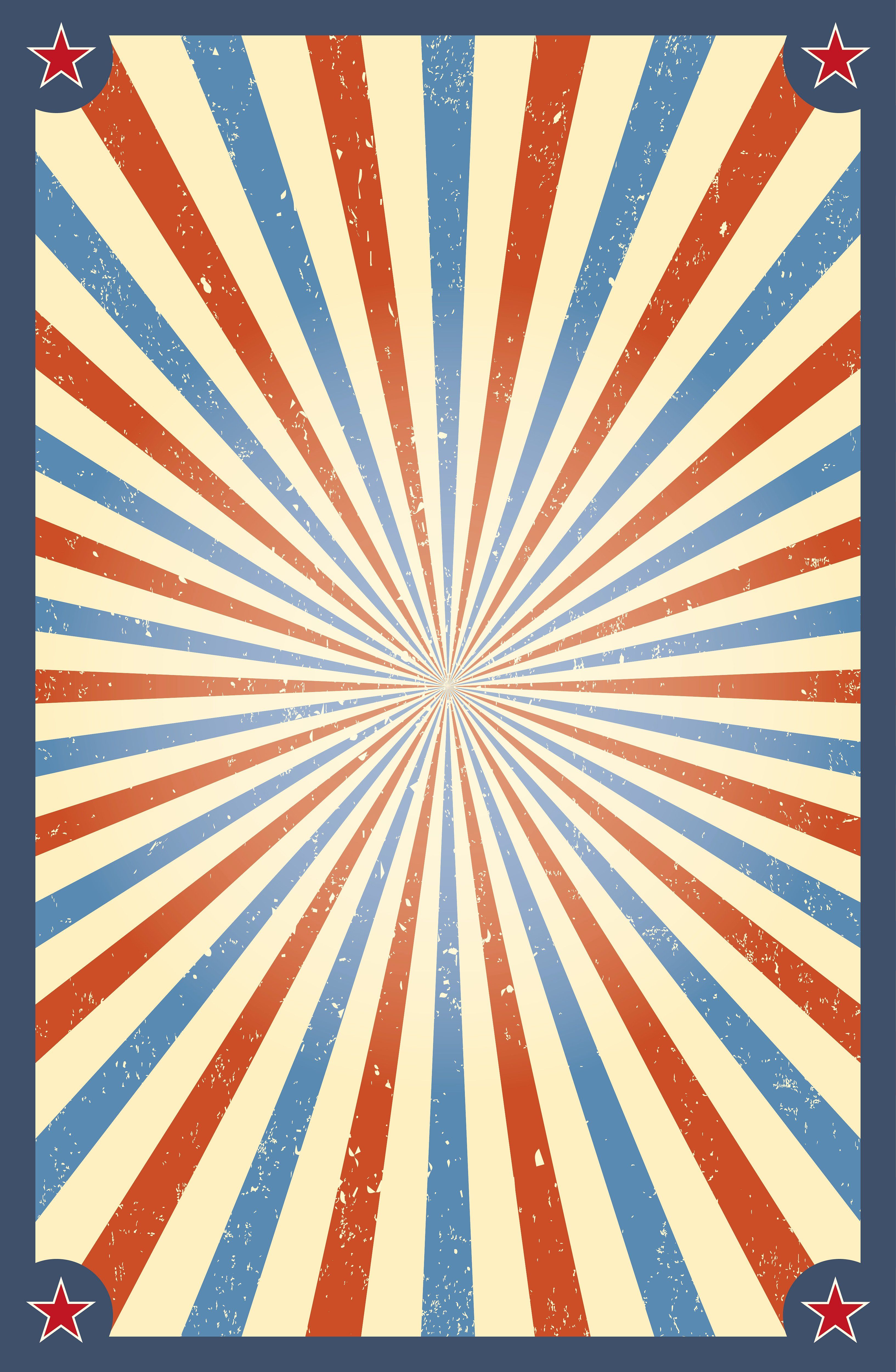 Vintage Circus Background Posters