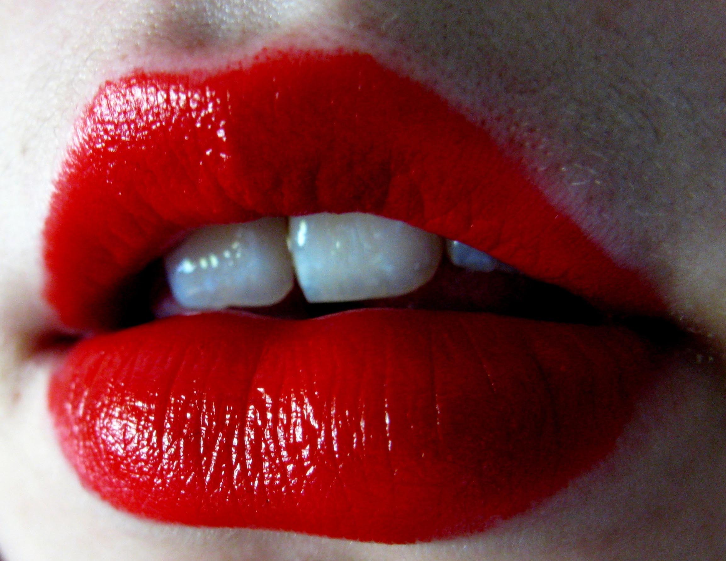 Women Lips Wallpaper Mouth Lipstick Red