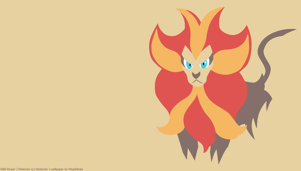 Pokemon Pyroar Wallpaper And Desktop Background HD Picture