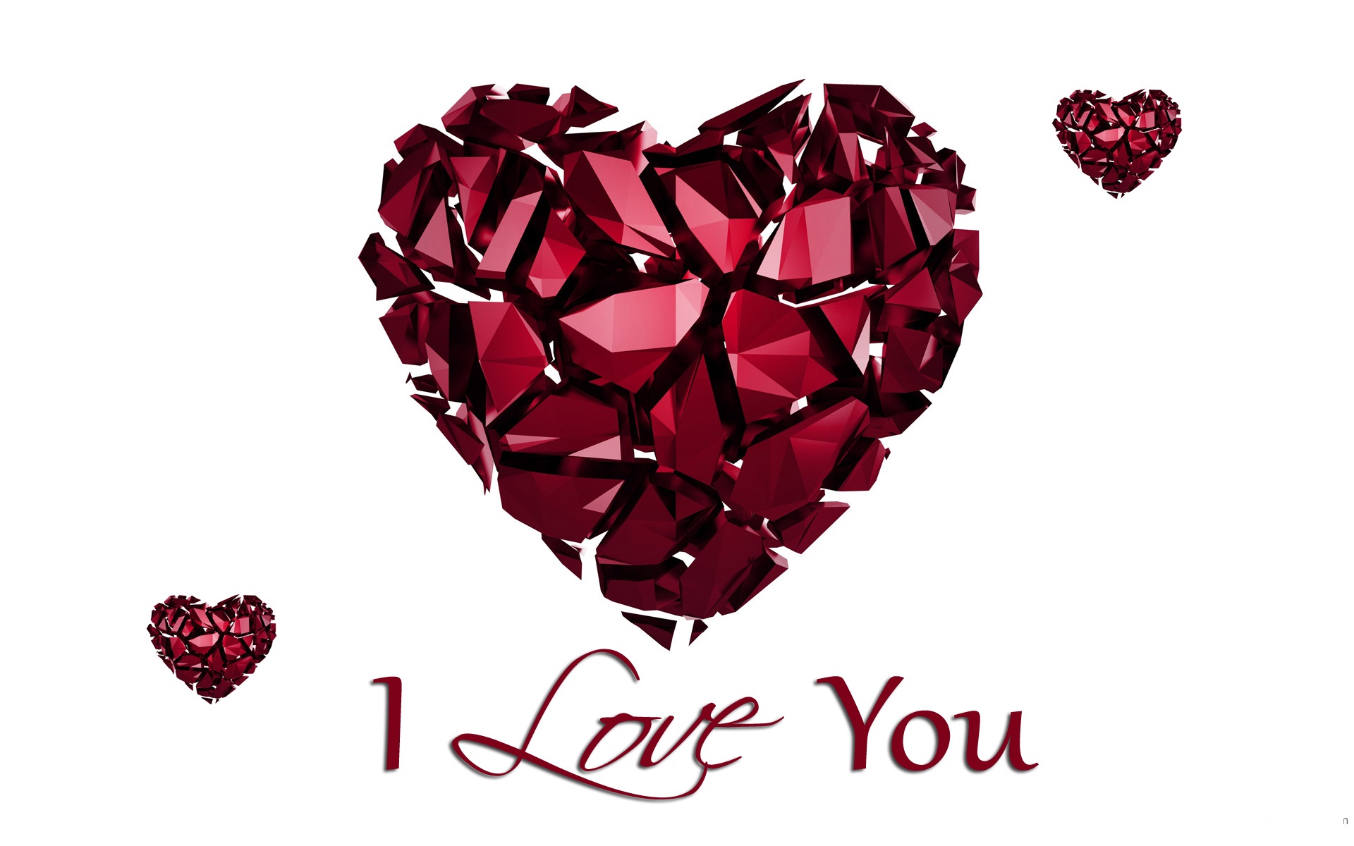 Free download love you broken heart 3D [1920x1200] for your Desktop, Mobile  & Tablet | Explore 48+ I Love You Wallpaper Download | Cute I Love You  Wallpapers, I Love You Background,