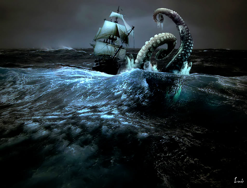 Kraken Wallpaper Background