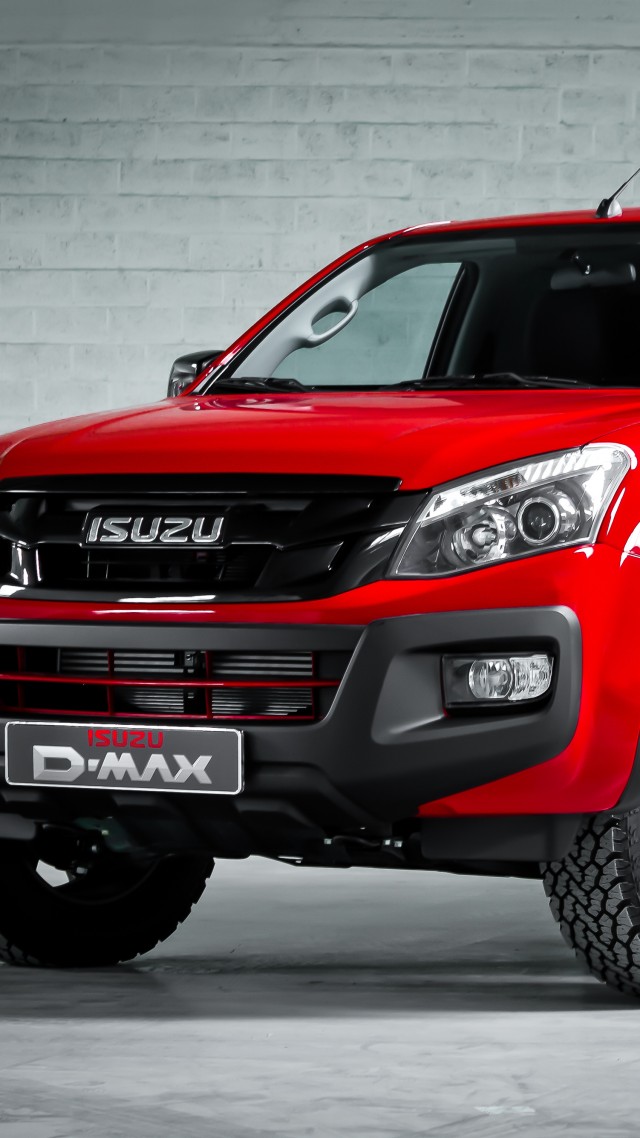 Wallpaper Isuzu D Max Fury Double Cab Pick Up Red Cars