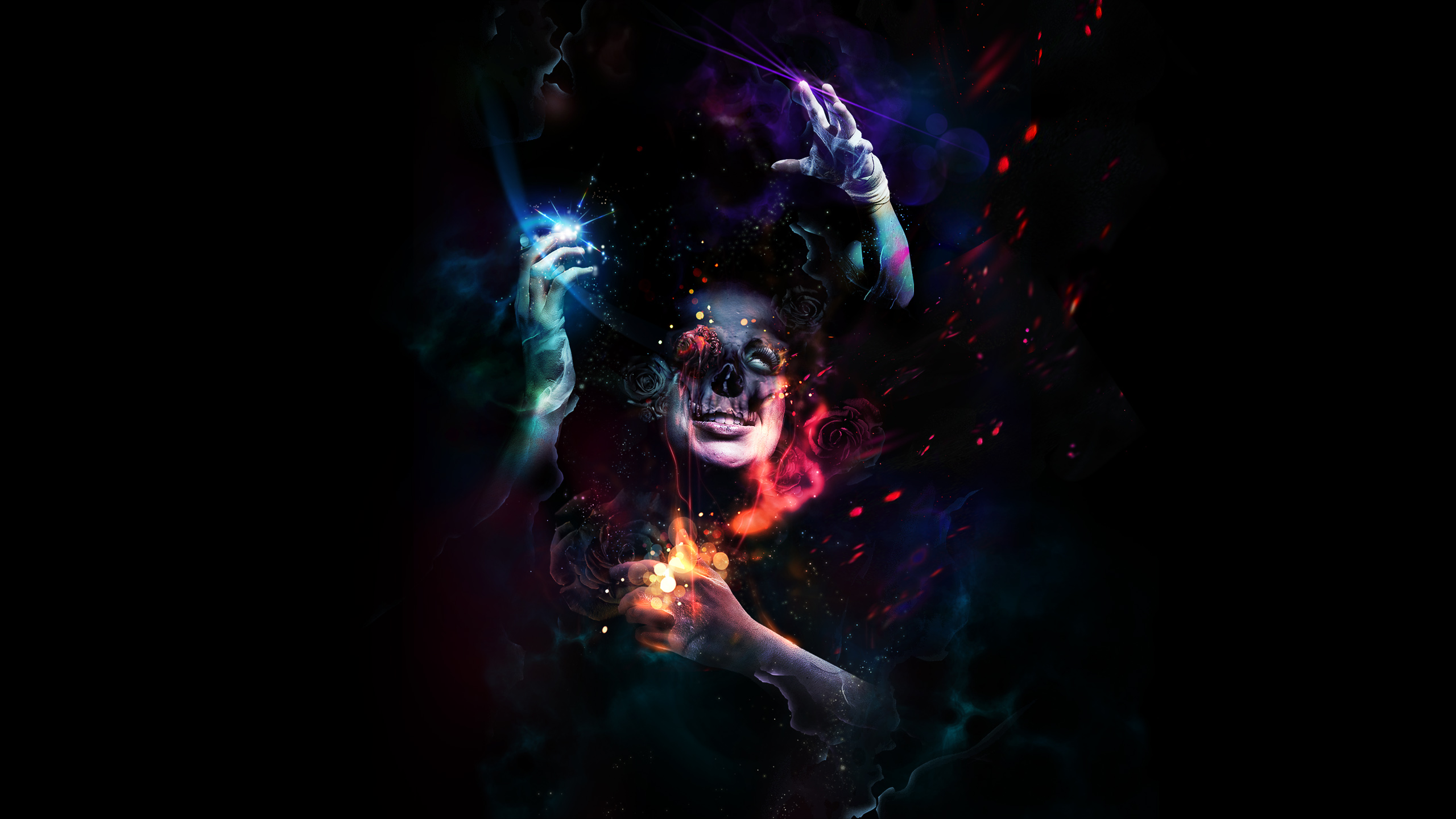 Dark Psychedelic Wallpaper Supportive Guru