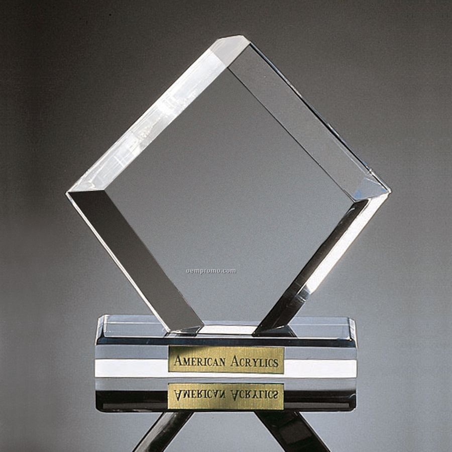 Clear Diamond Shape Award China Wholesale