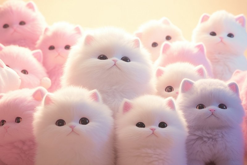 Cats Animal Mammal Kitten Design Wallpaper