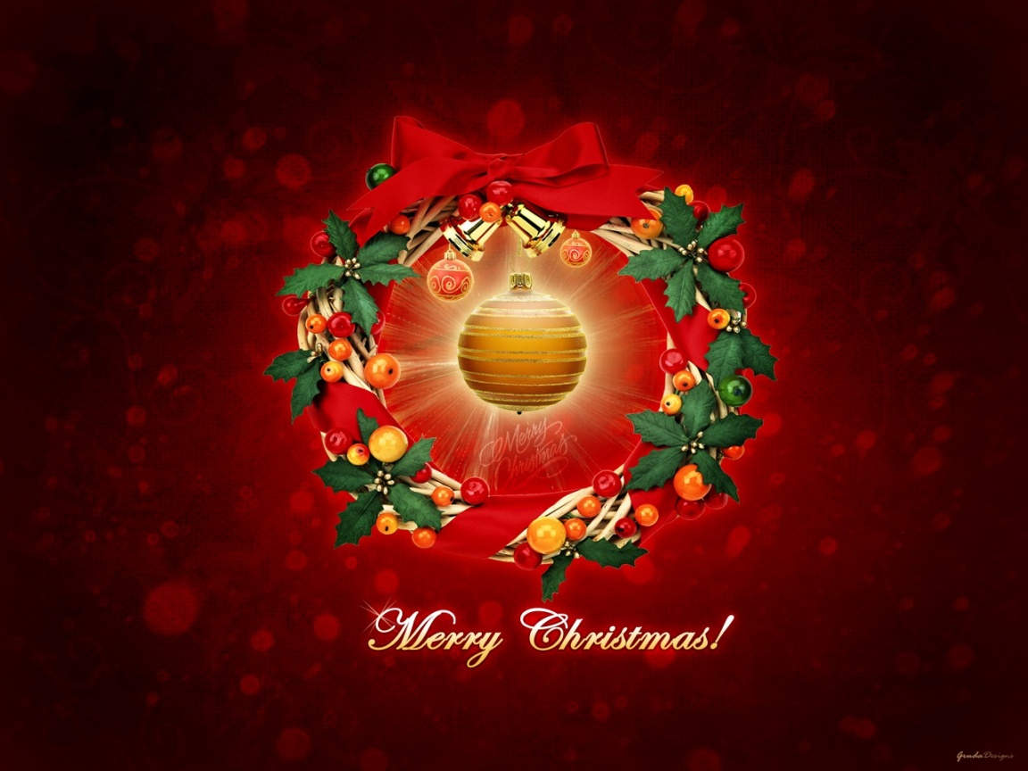 Merry Bright Christmas Wallpaper HD