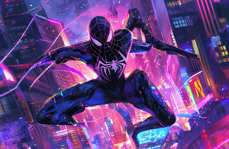Black Spiderman Wallpaper