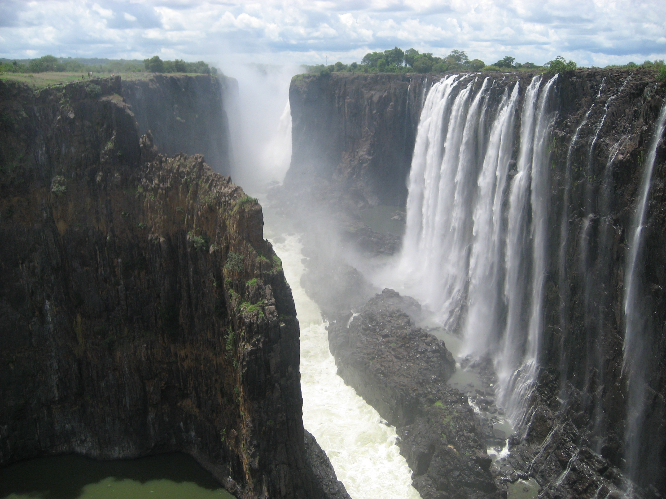 Victoria Falls Zimbabwe HD Wallpaper Nature