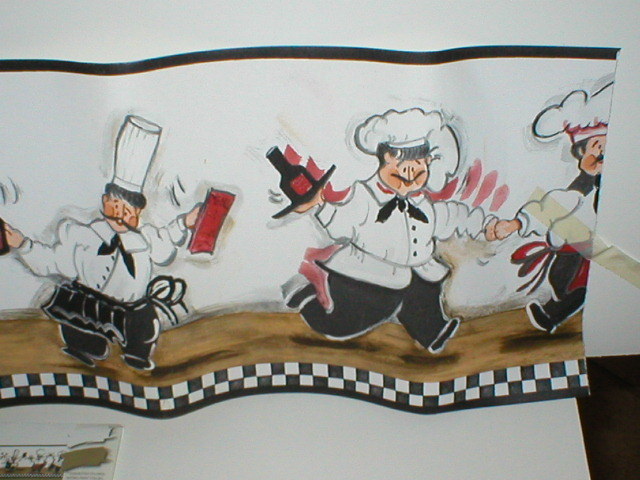 chef wallpaper border