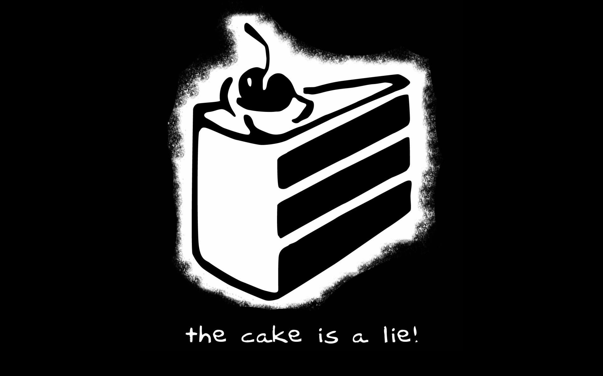 Steam Portal Wallpaper The Cake Is A Lie