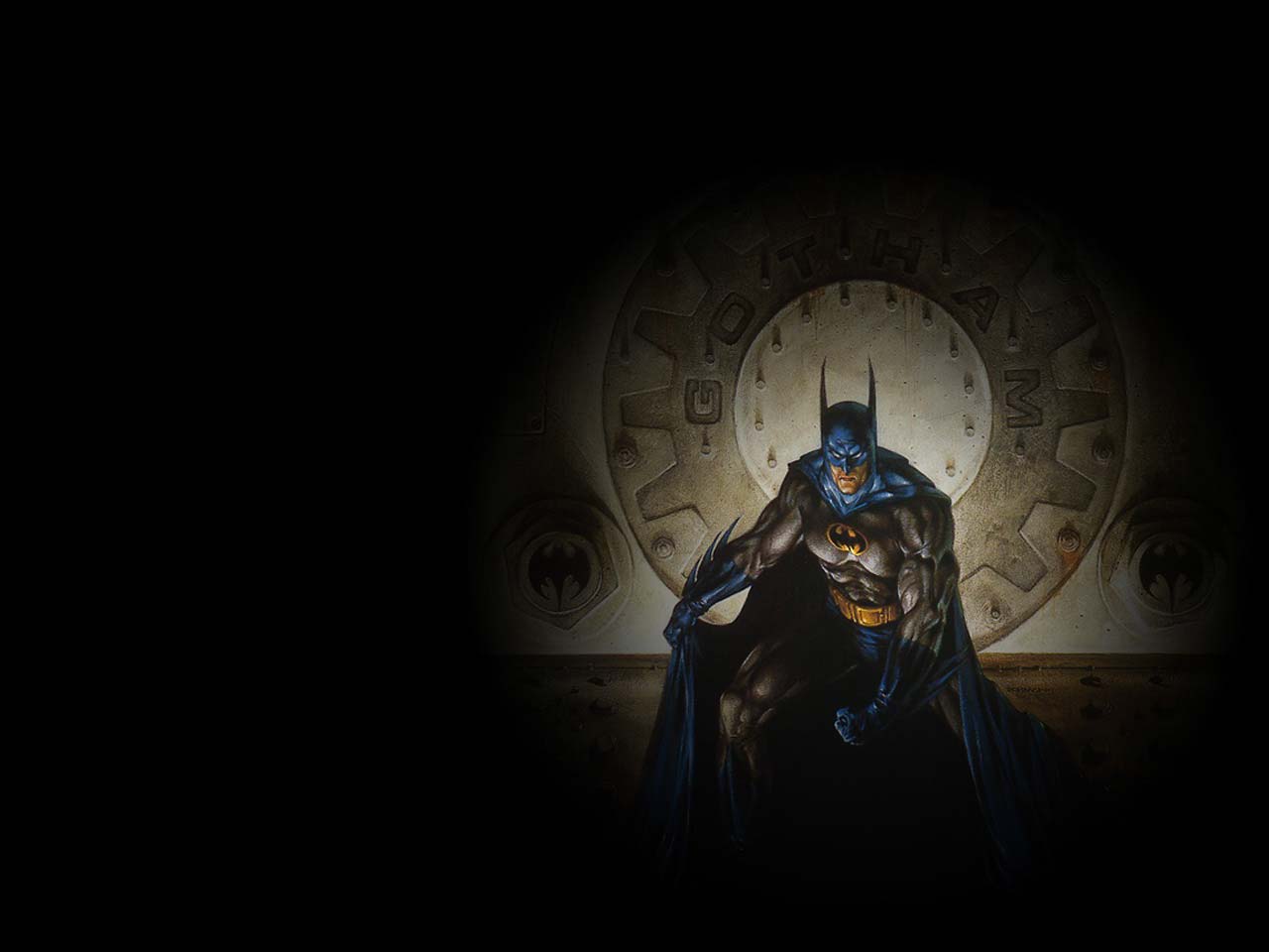 Gotham Hero Batman Wallpaper   Batman Wallpaper   Cartoon 1280x960