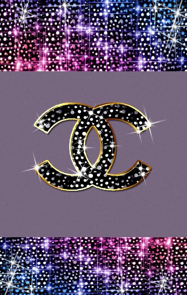 Glitter Chanel Wallpaper iPhone Wallpapers Backgrounds 610x960