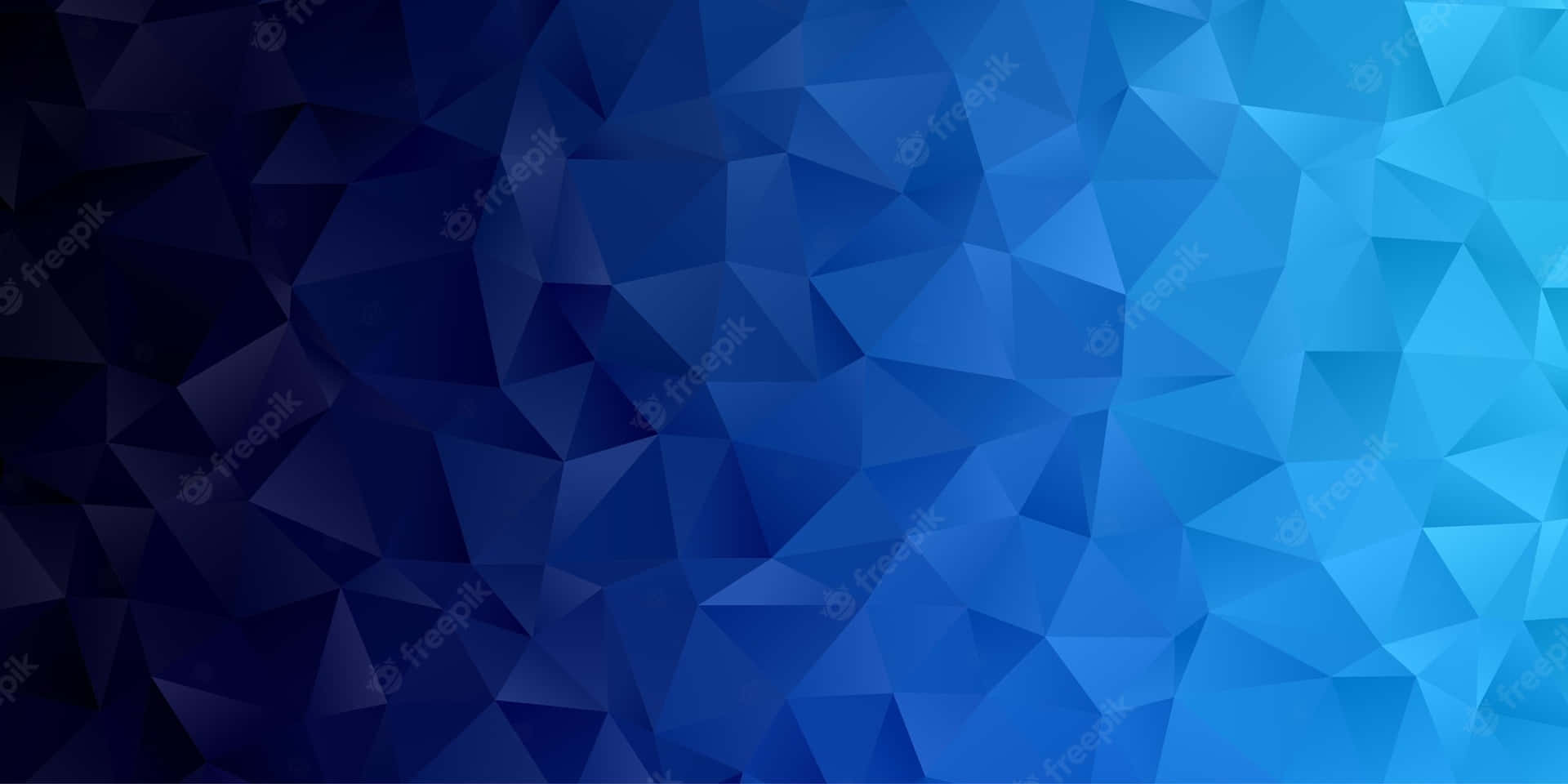 Blue Geometric Wallpaper