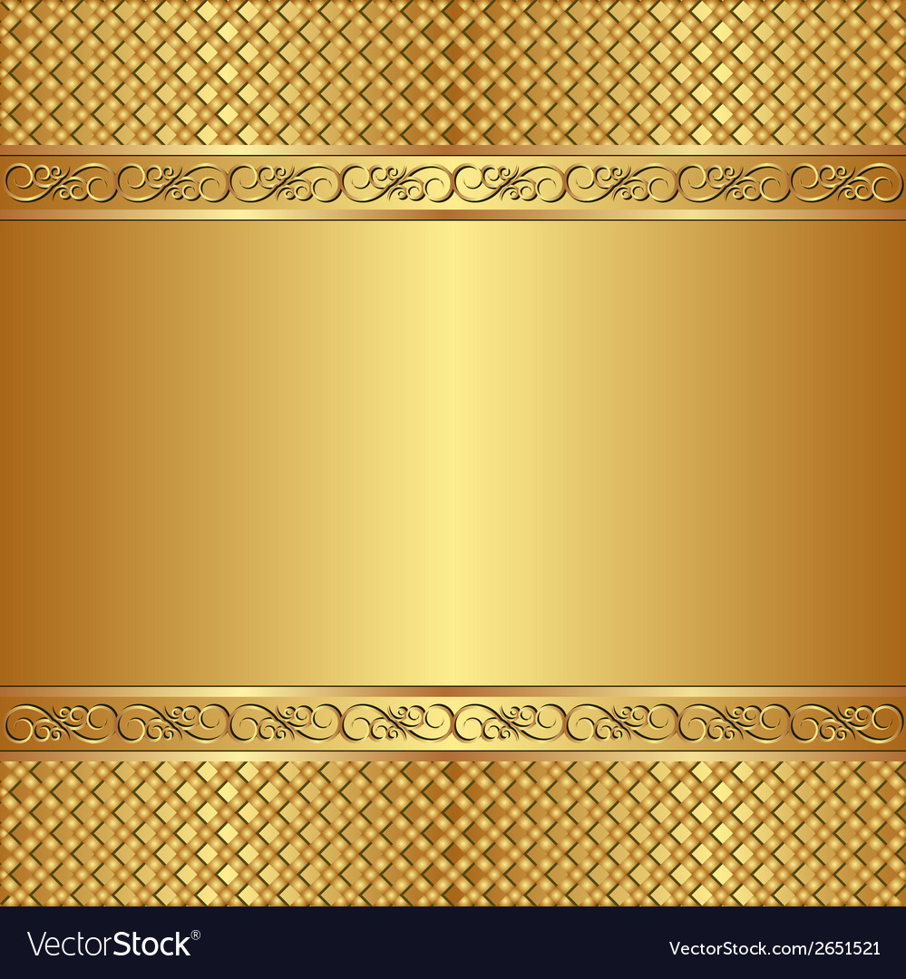 Golden Background Royalty Vector Image Vectorstock