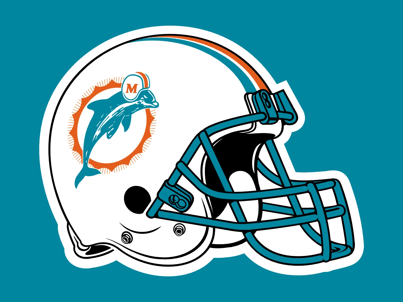 New Miami Dolphins Background Wallpaper