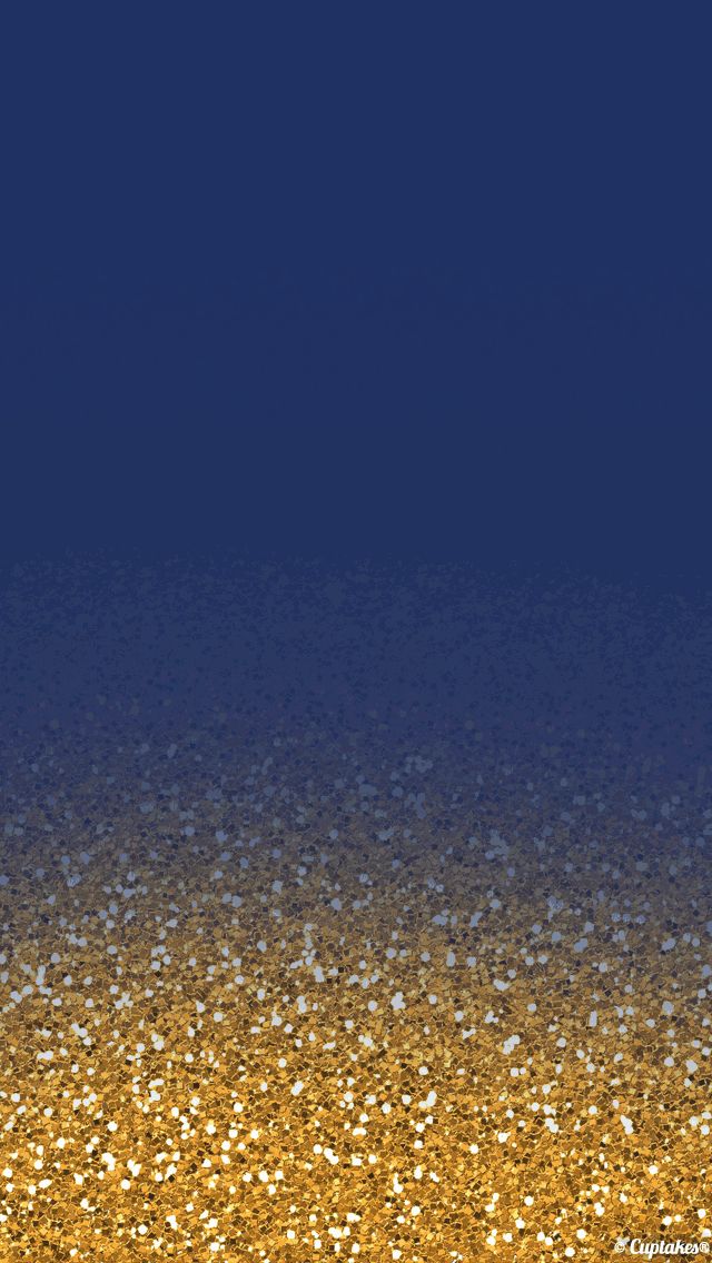 Navy Blue Gold Glitter Background