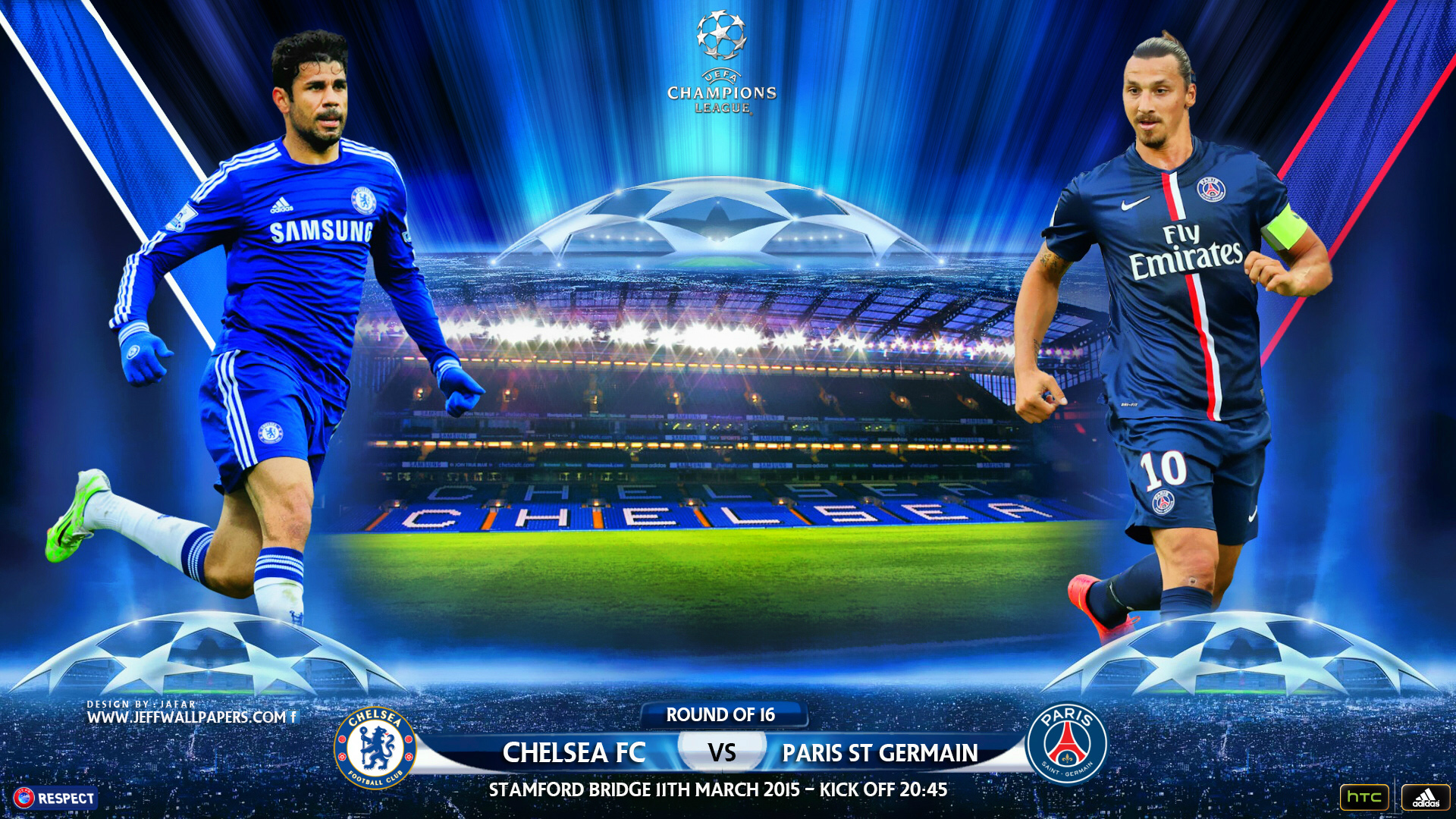Chelsea Fc Vs Paris Saint Germain Champions League HD Wallpaper