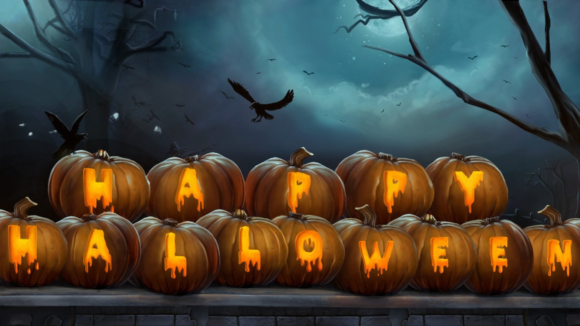 Halloween Puter Wallpaper Desktop Background Id