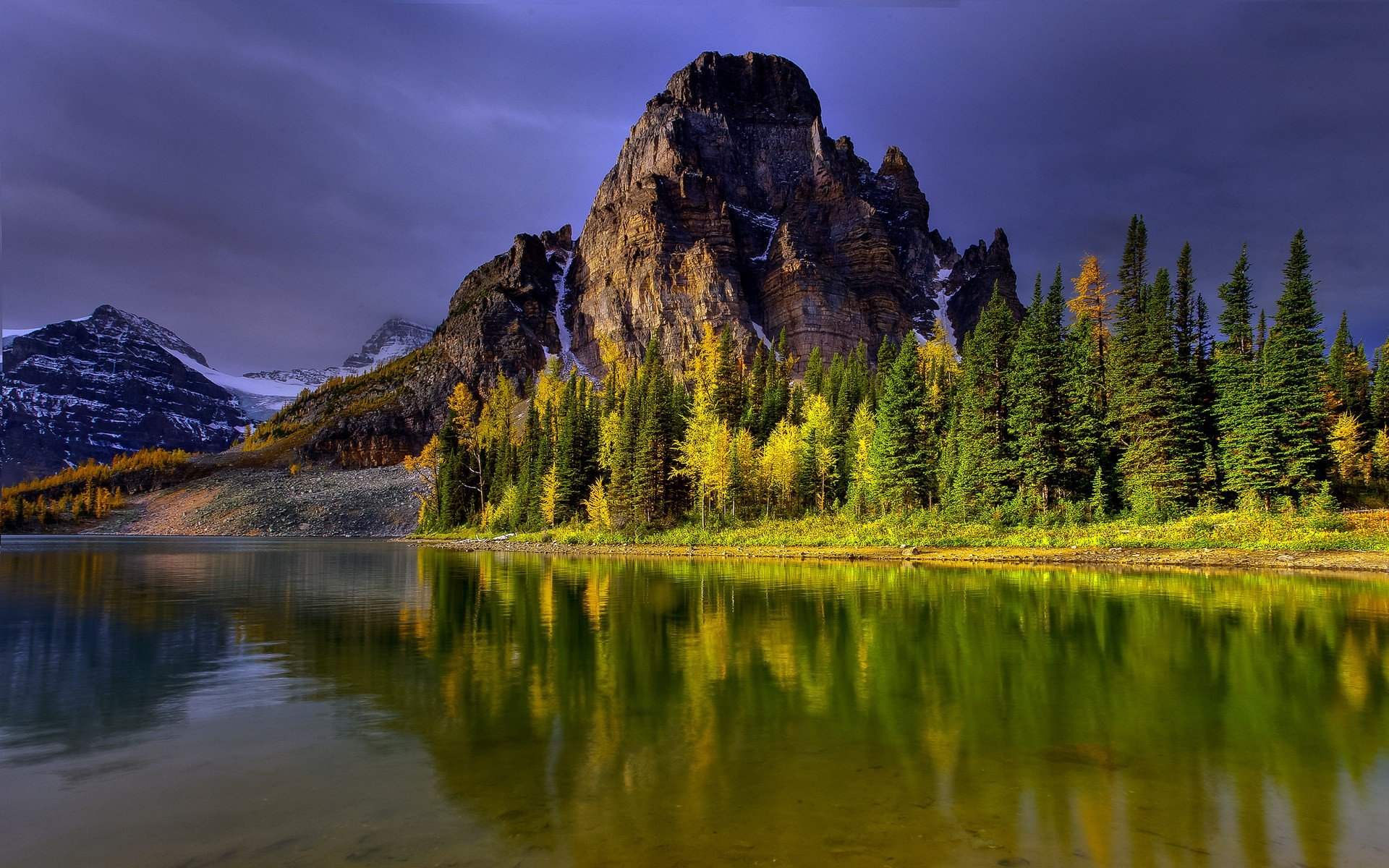 Nature Mountain Forest Landscape Fog Lake UltraHD 4k Wallpaper
