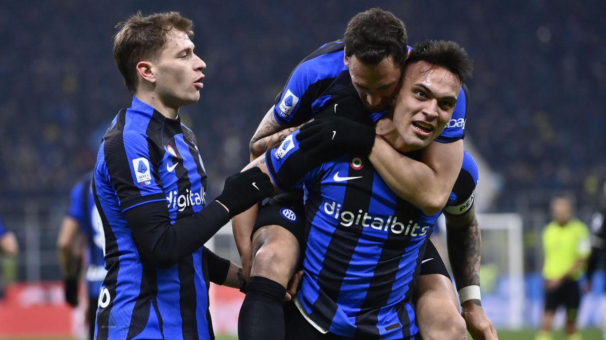 Inter Milan First Half Lauturo Martinez Header Gives