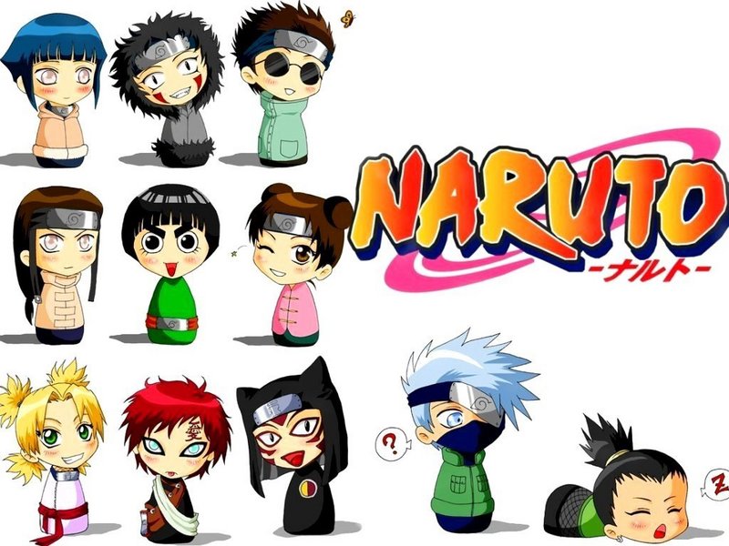 Naruto Shippuden Characters Wallpaper Chibi