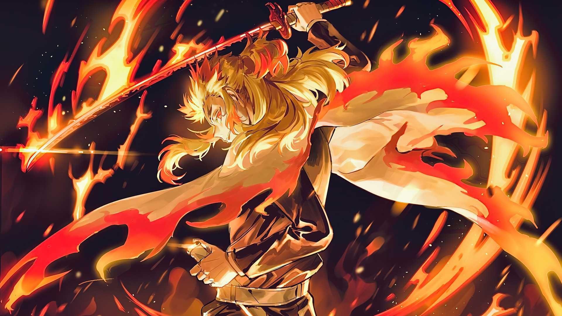Rengoku Demon Slayer Wallpaper Discover more anime Demon Slayer