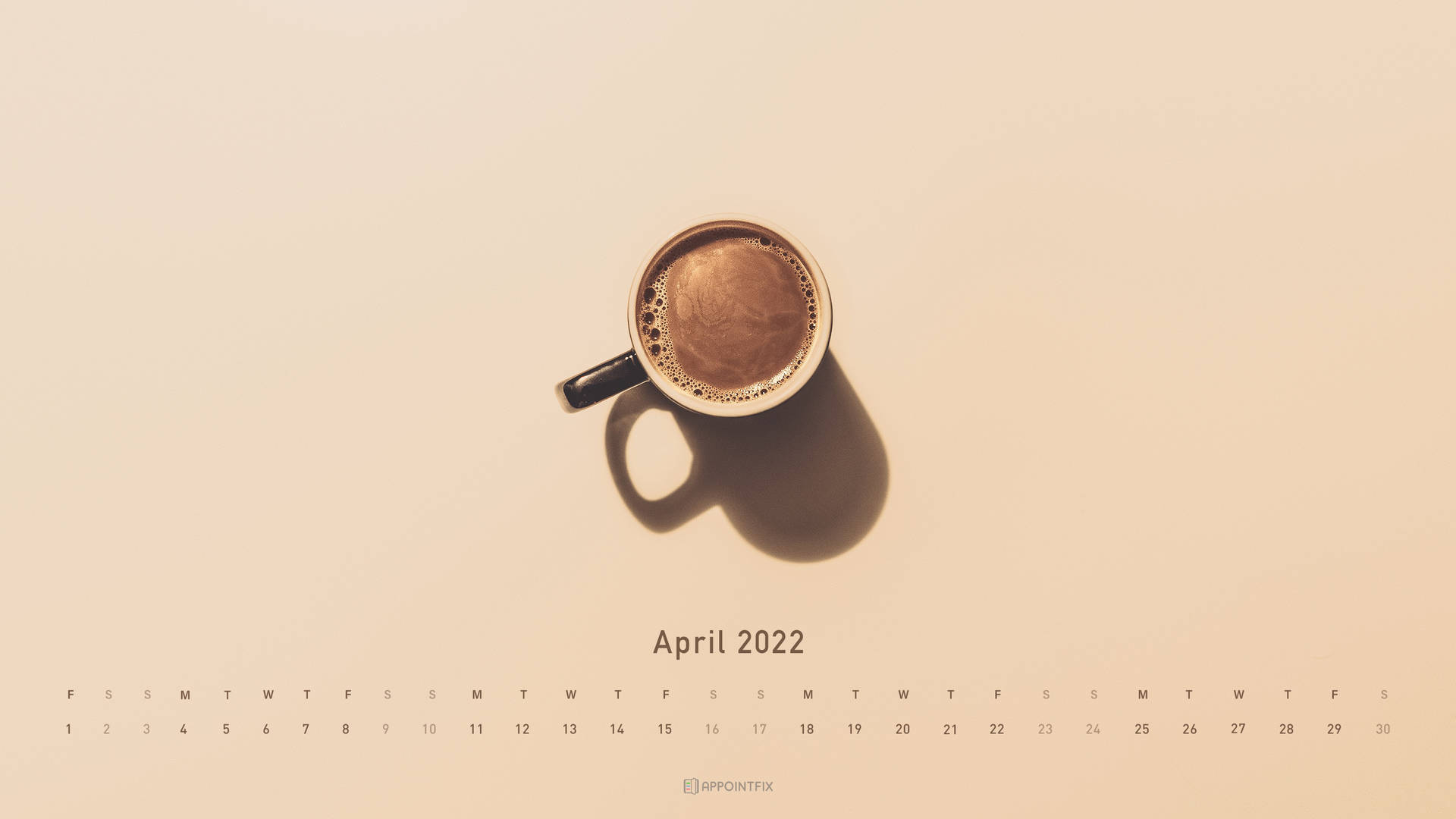 April Calendar Wallpaper