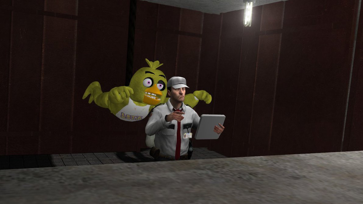 Mission Implausible funny FNaF Gmod fanart by Aeropulse on 1191x670