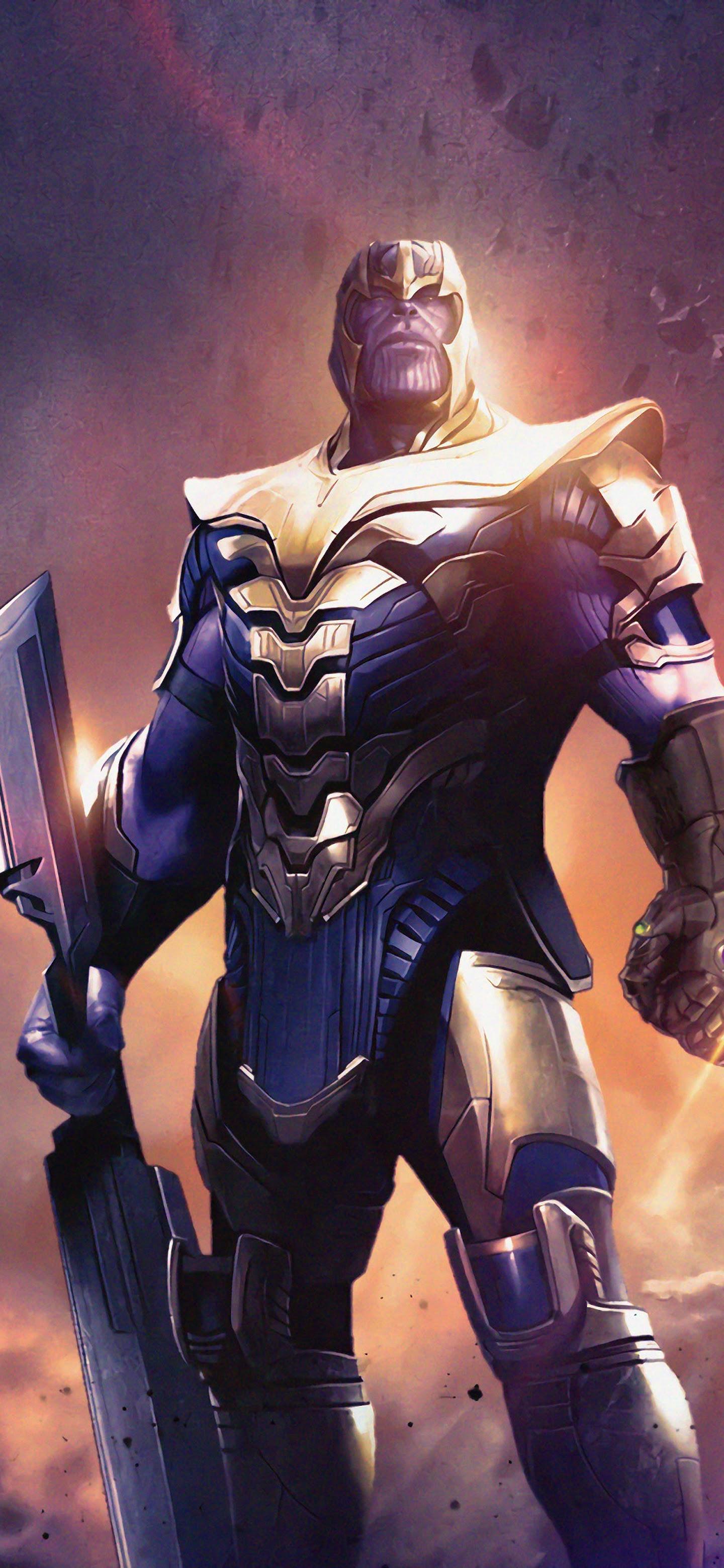 Avengers Endgame Thanos Weapon 4k Wallpaper