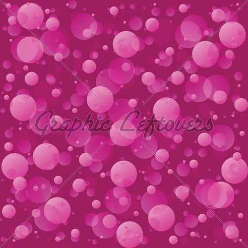 Pink Bubbles Background Digital Art Abstract