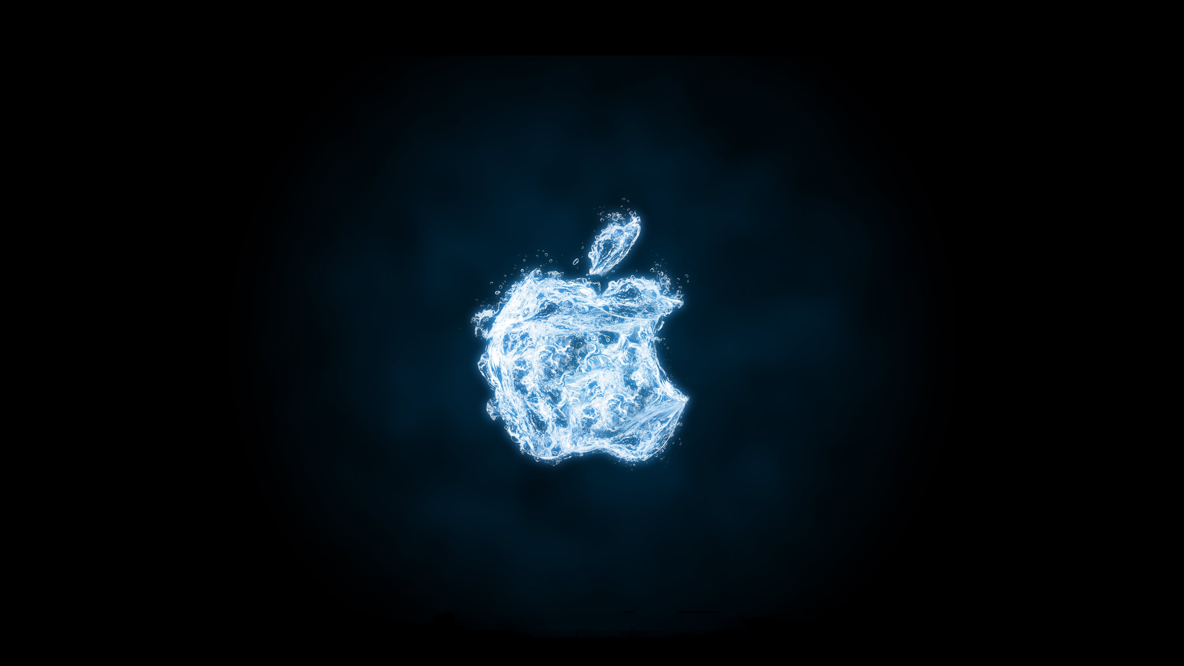 Apple Fire Water HD Wallpaper 4k