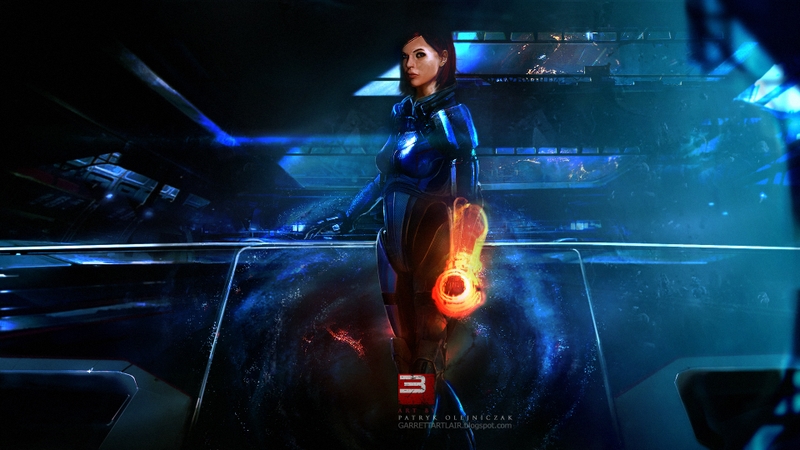 Effect Mass Femshep Commander Shepard Wallpaper