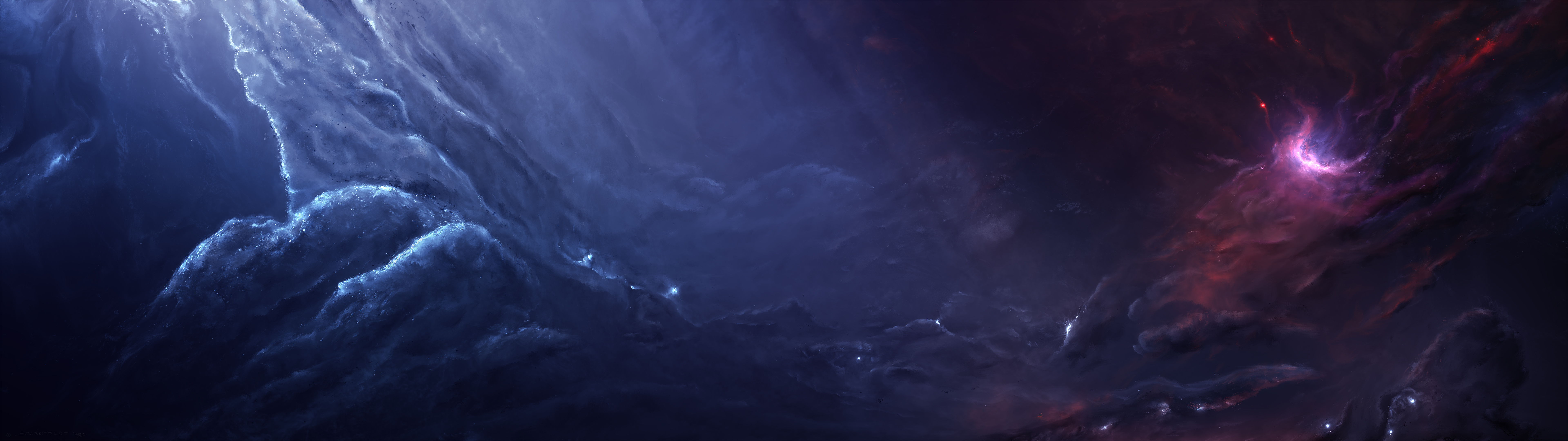 Hãy tải miễn phí màn hình đa màn hình Nebula đôi không gian xanh tím và khám phá không gian sống động hơn bao giờ hết! Với hiệu ứng ánh sáng tinh tế và tầm nhìn ngoạn mục, việc tận hưởng trải nghiệm giải trí chưa bao giờ dễ dàng đến thế. Hãy nhấn nút tải về ngay để xem thêm!