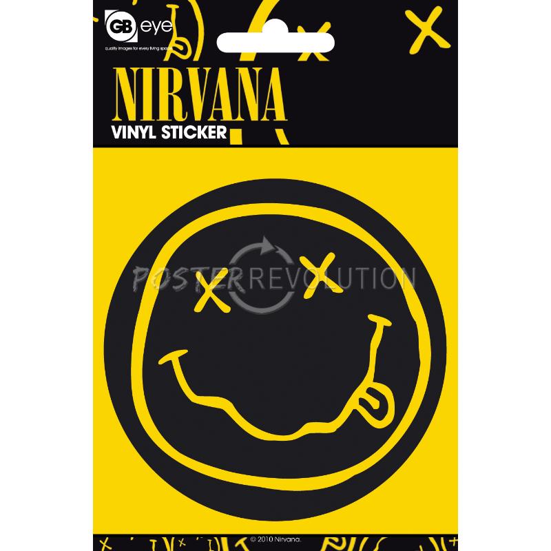 Nirvana Smiley Face Wallpaper Vinyl Sticker