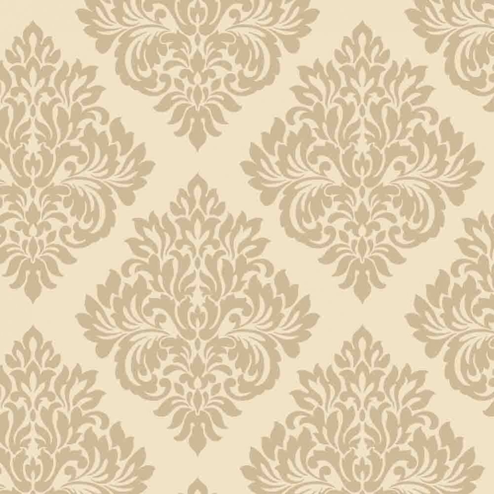 cream patterned wallpaper
