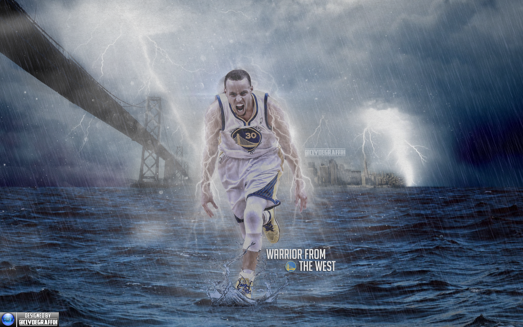 Stephen Curry Warrior From West Wallpaper By Clydegraffix On