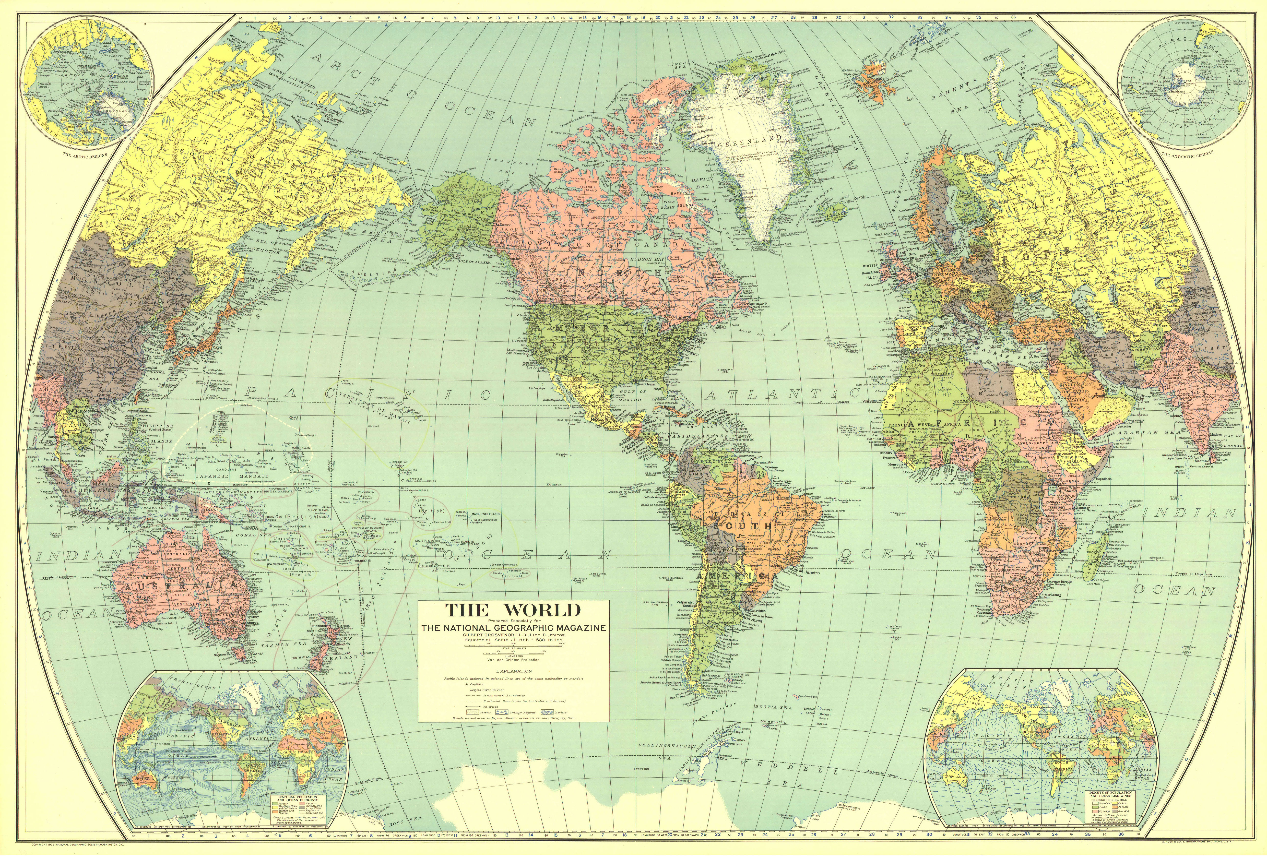 World Map High Resolution Bnnu
