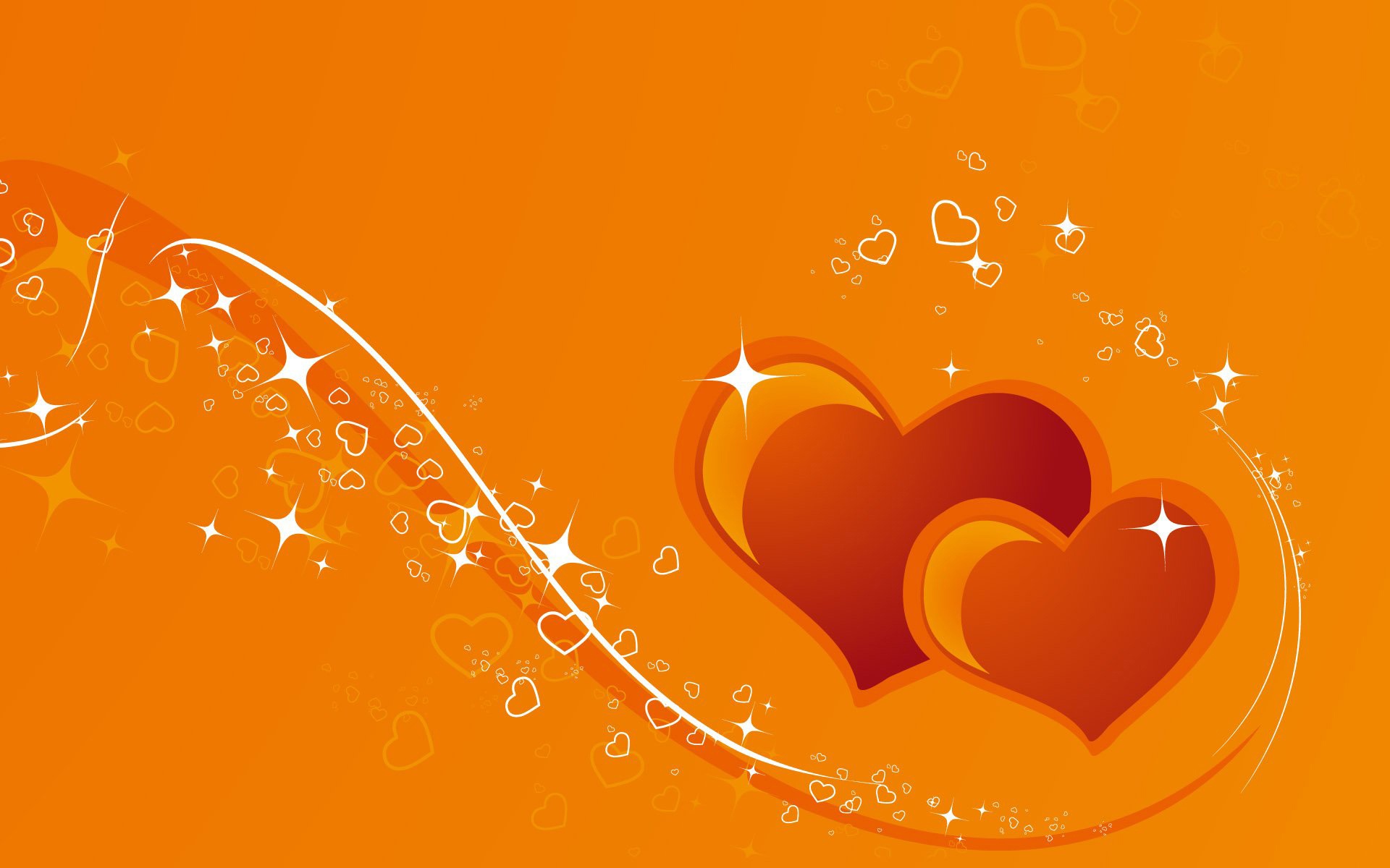 Love Hearts Desktop Wallpaper