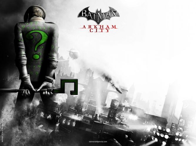 BATMAN ARKHAM CITY Riddler TrailerWallpaper PlayStation Infinity