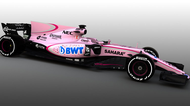 🔥 Free download Force India reveal striking new pink livery for ...