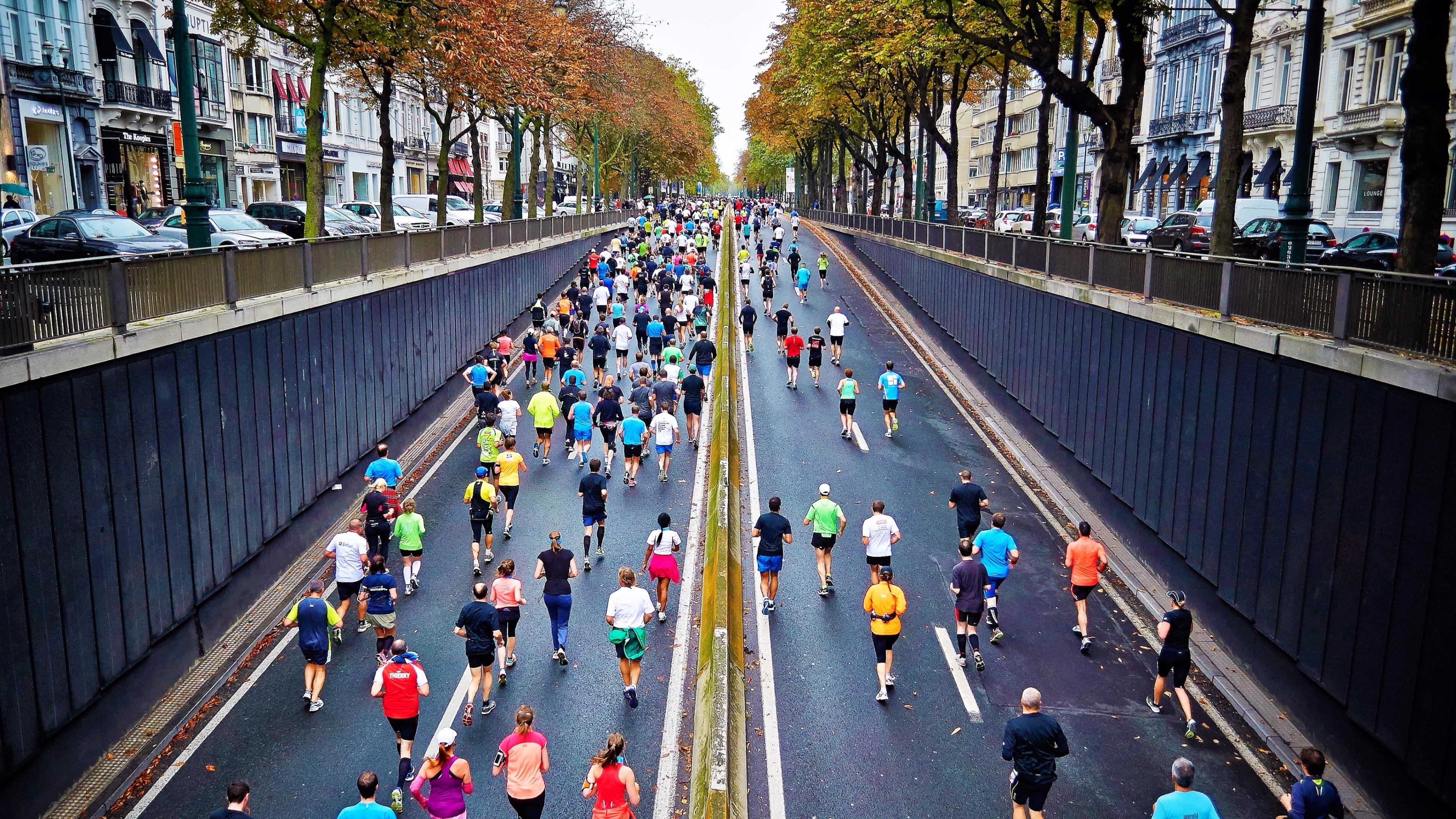 Marathon Running Wallpaper