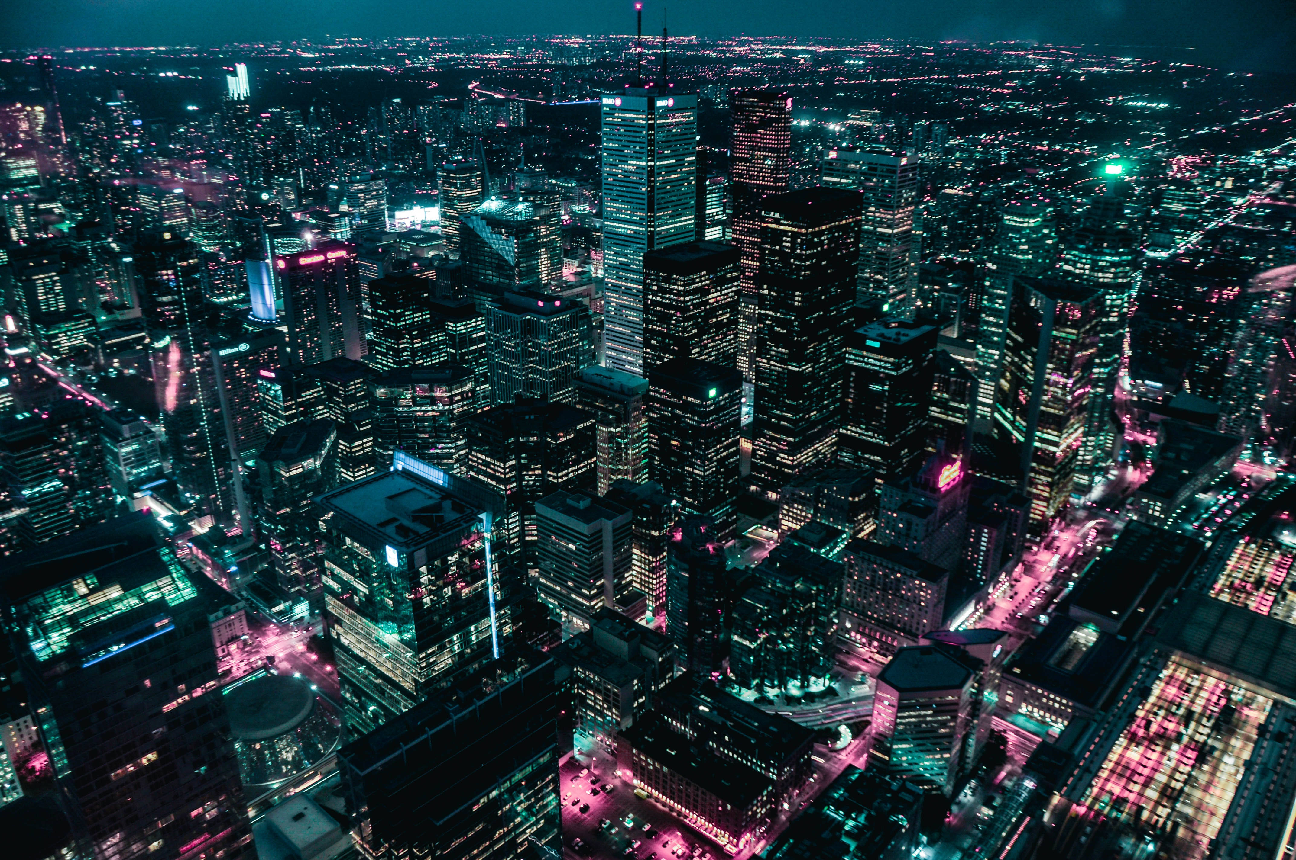 Night City Aesthetic Wallpaper