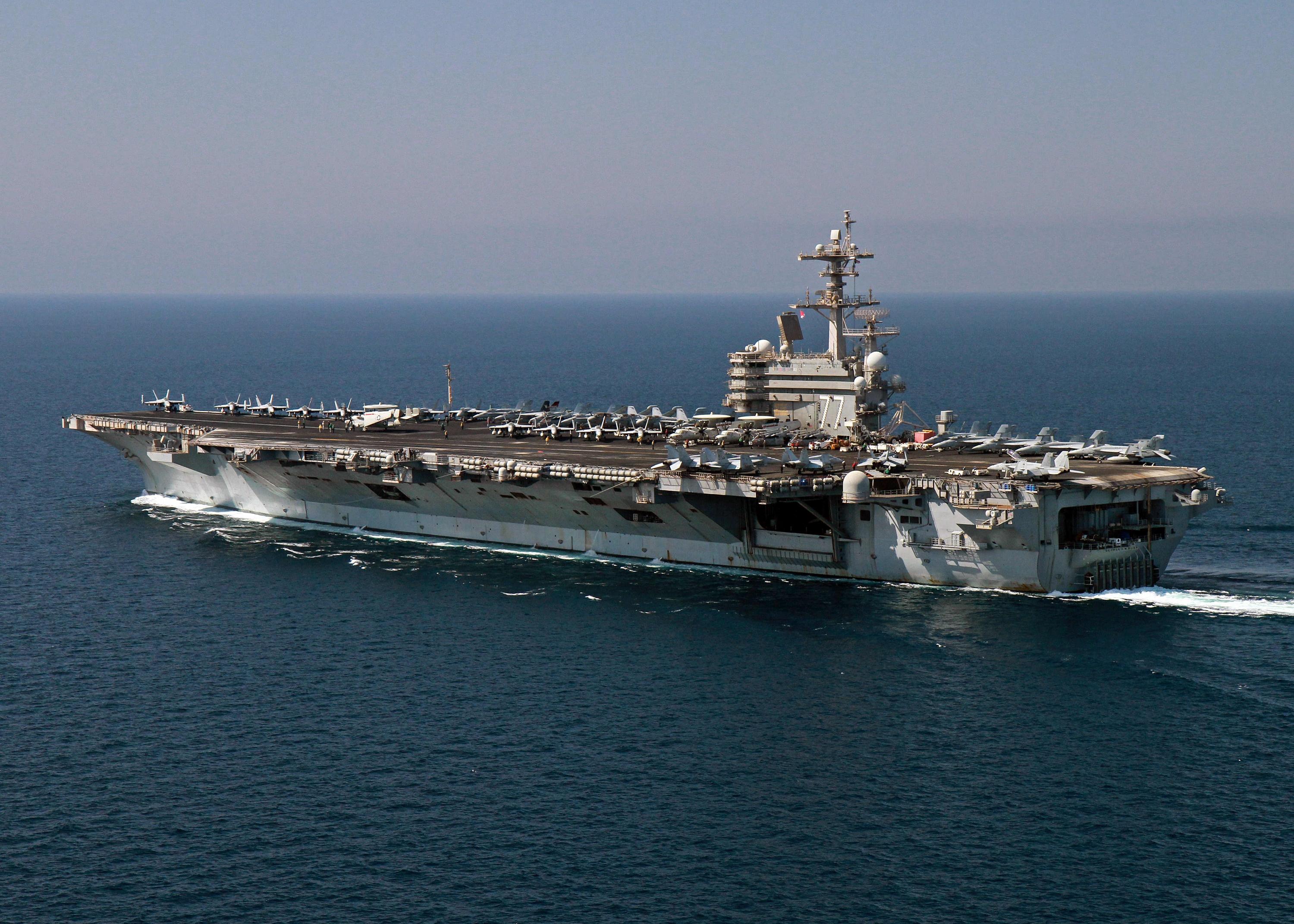 Uss Nimitz Supercarrier Of United States Navy Wallpaper Was Last