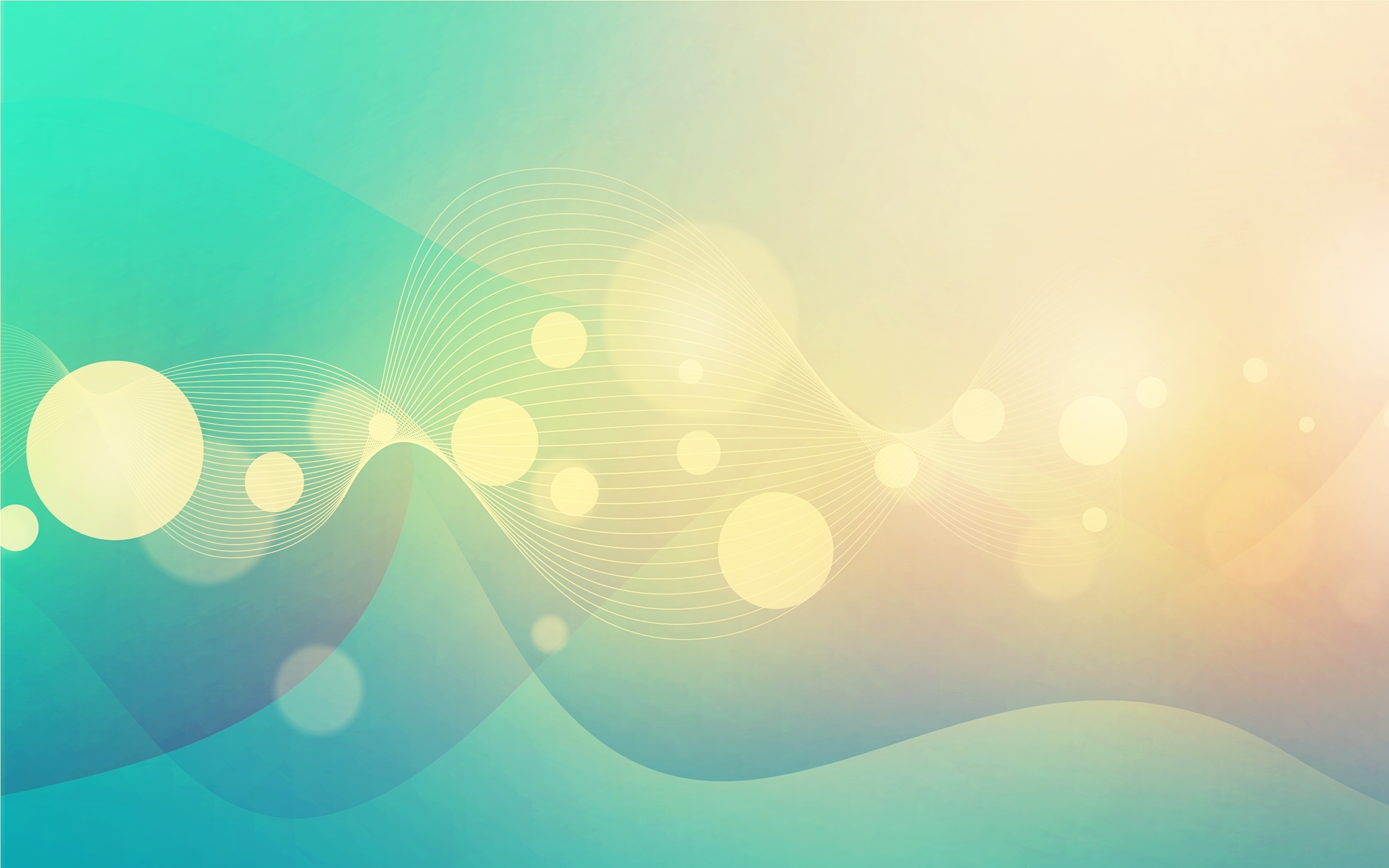 Light Circles Wave Background For Powerpoint Lines Ppt Templates