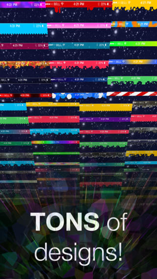 Status Art   Cool Status Bar effects by customizing your wallpaper on