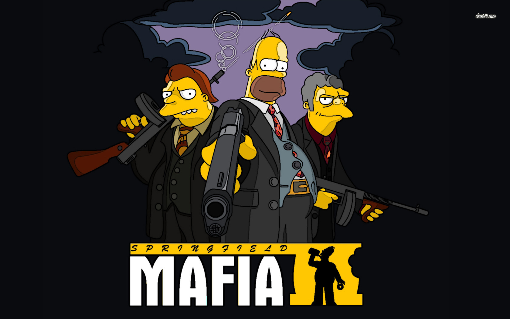 Wallse Springfield Mafia Desktop Cartoon