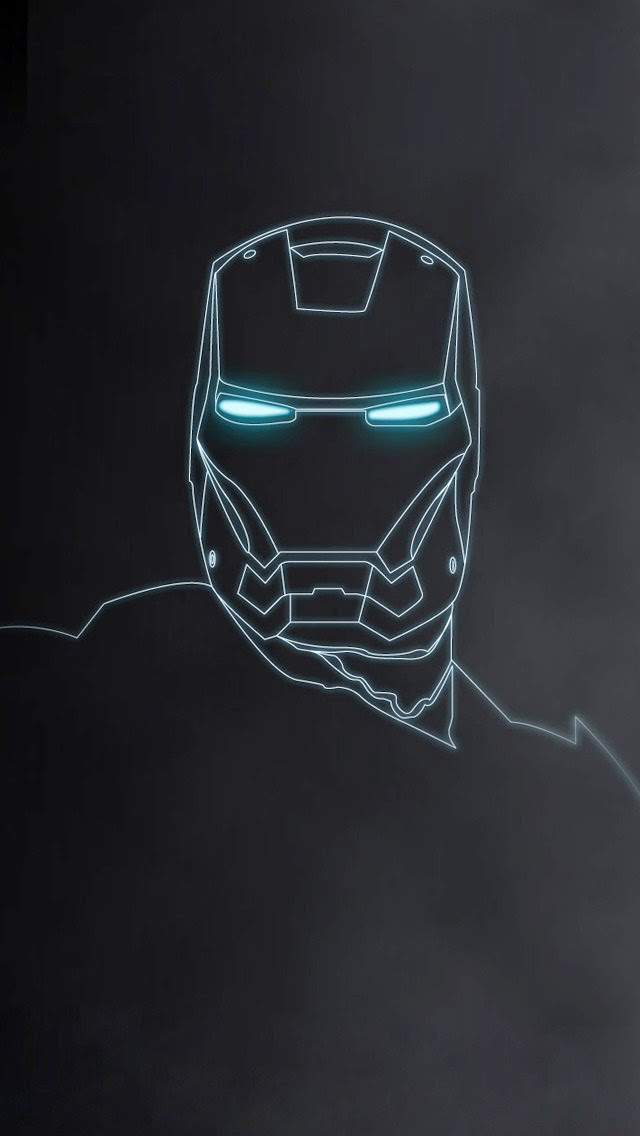 Iron Man Mask HD Wallpaper For iPhone Top