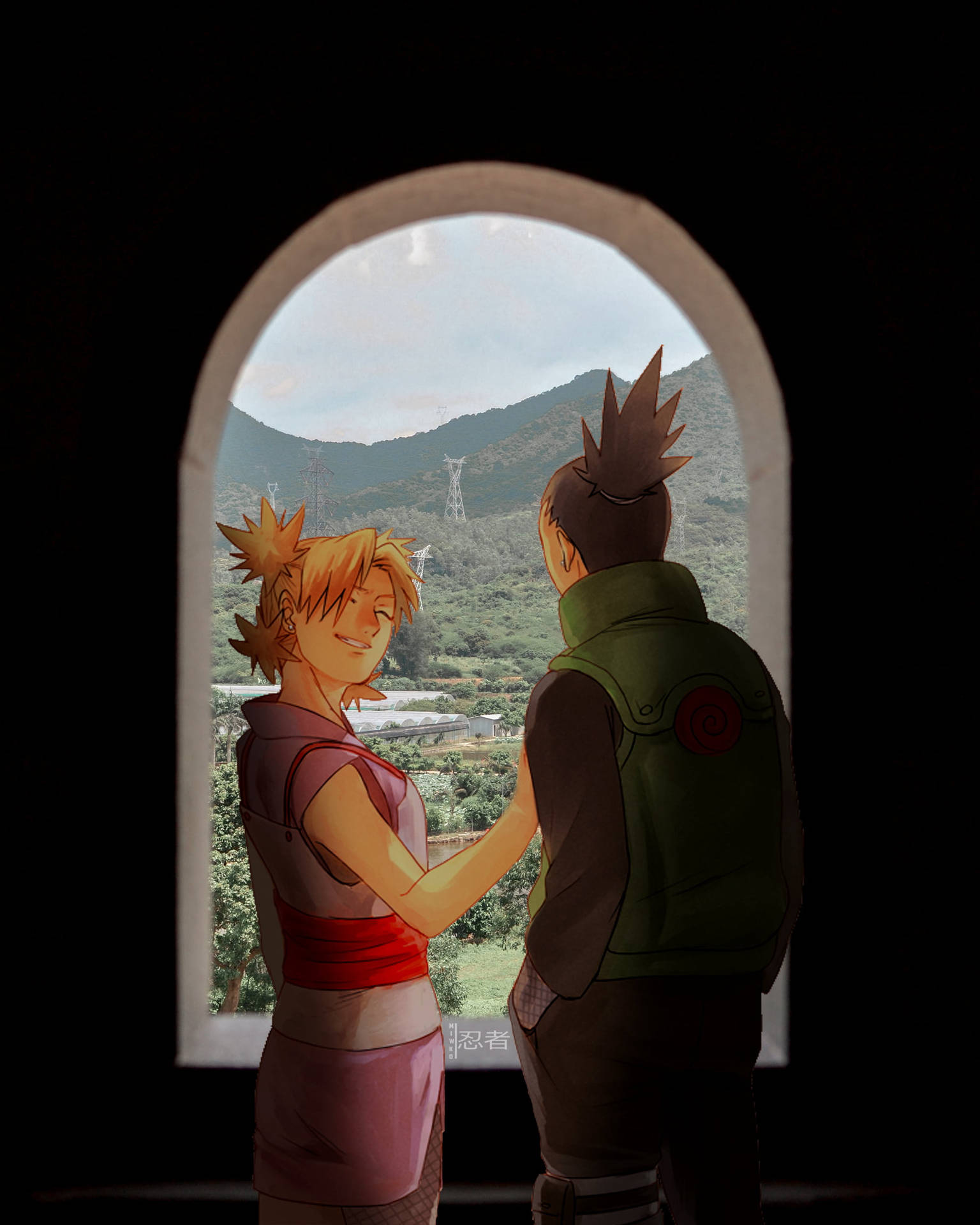 Aesthetic Anime Couple Wallpaper