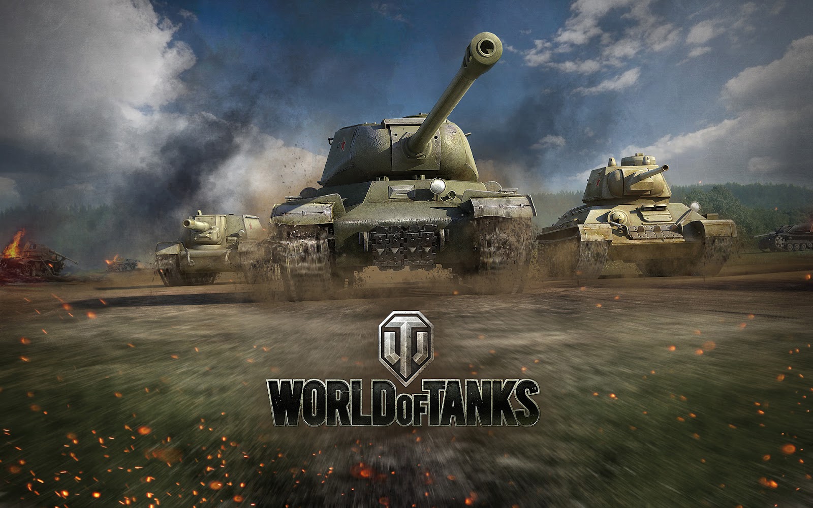 hd world of tanks game wallpaper met tanks in de aanval hd word of