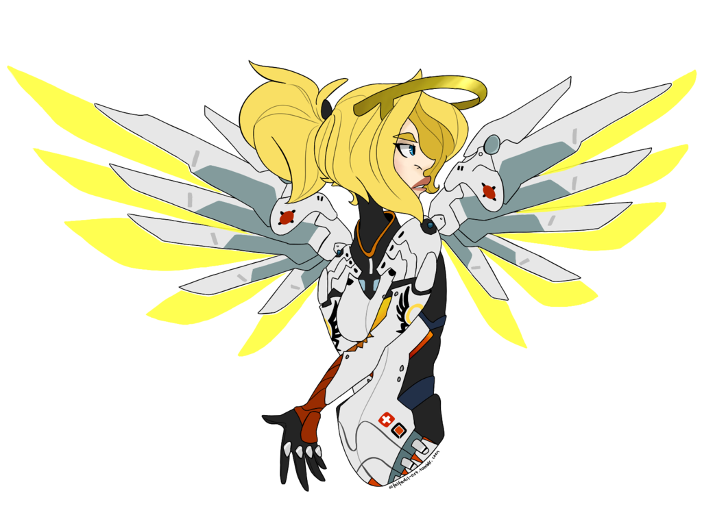 OVERWATCH Mercy by alfalfadil on